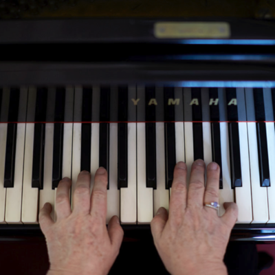 playing piano