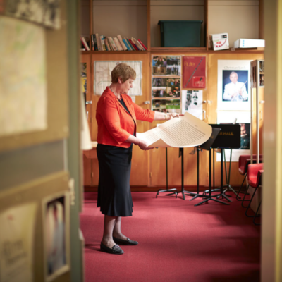 Elizabeth Koch reading